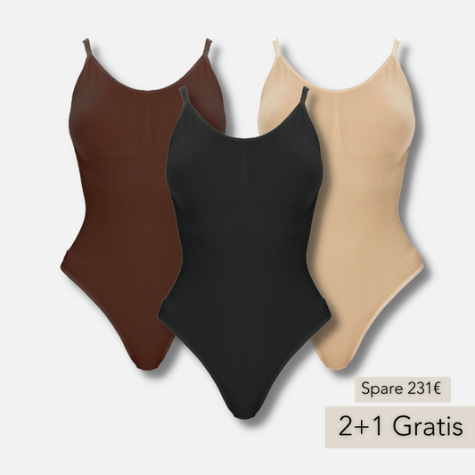 Multicolor Tanga Shapewear Bodysuit Bundle | 2+1 Gratis