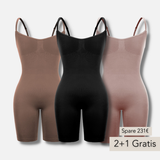 Multicolor Shapewear Bodysuit mit Shorts Bundle | 2+1 Gratis