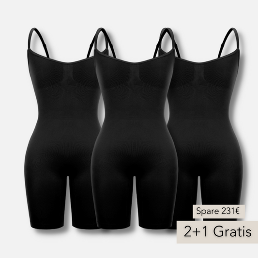 Shapewear Bodysuit mit Shorts Bundle  2+1 Gratis