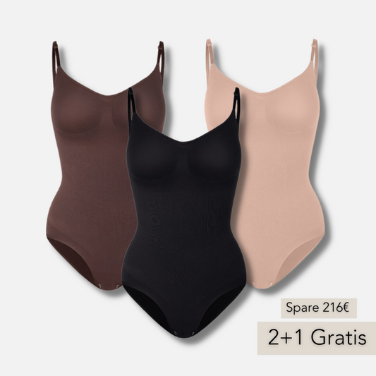 Multicolor Basic Shapewear Bodysuit Bundle | 2+1 Gratis